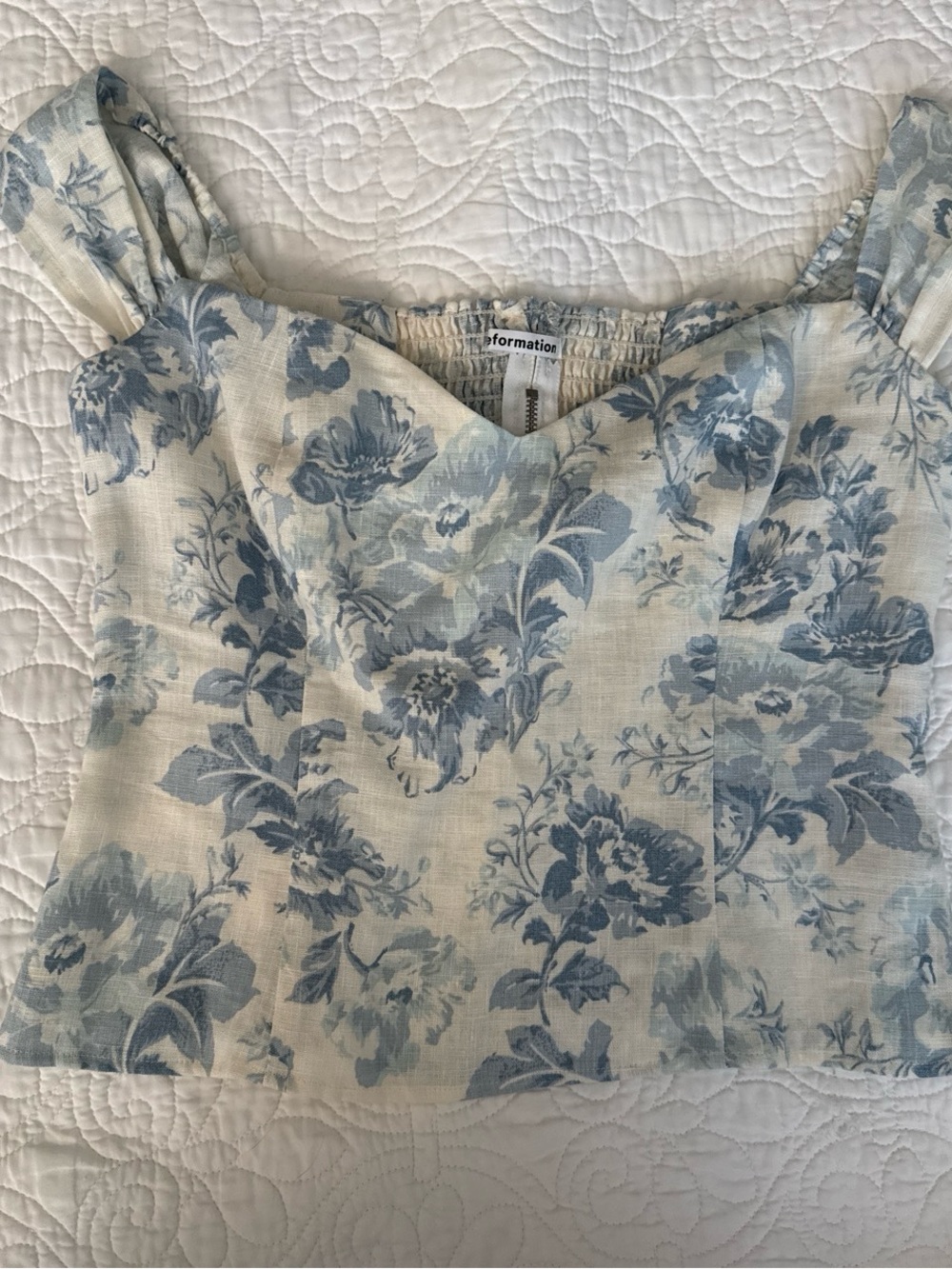 Reformation Eden Linen top - Picture 4 of 6